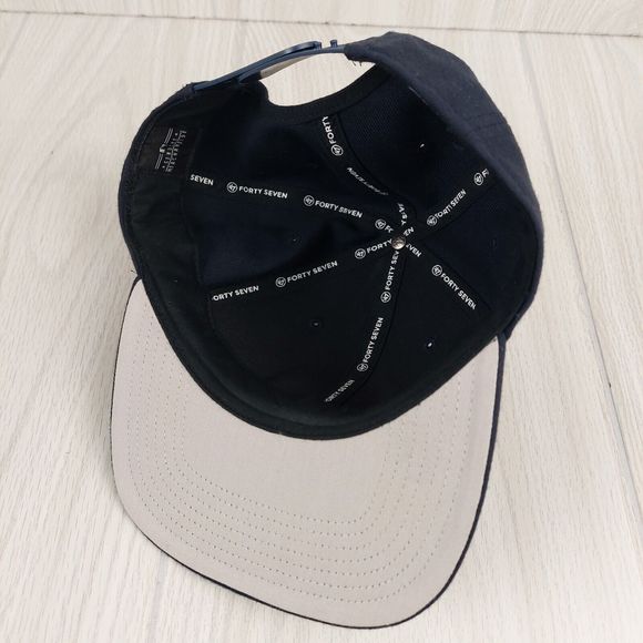 New York Yankees Hat Cap 47 Brand Snap Back Adjustable Stars MLB Baseball Navy - Picture 6 of 8